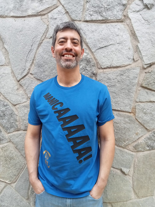 T-Shirt Streetwear "MANICA!!" – Vinile 3D | Frasi da Palazzetto