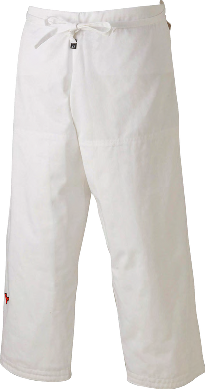 Mizuno Saiki Bianco 900g – Judogi Extra-Heavy | Dettagli Rossi