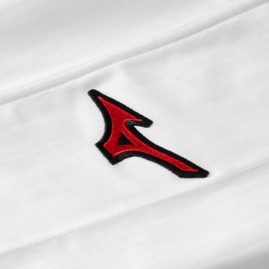 Mizuno Saiki Bianco 900g – Judogi Extra-Heavy | Dettagli Rossi