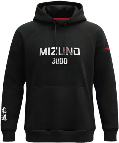 Mizuno Hoody Fuji – Felpa con Cappuccio Judo | Kanji 柔道