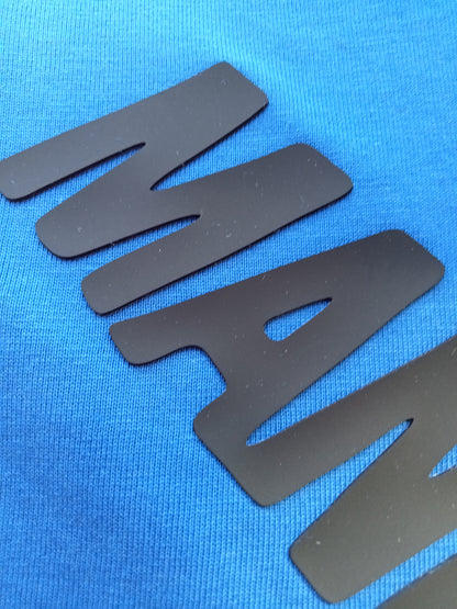 T-Shirt Streetwear "MANICA!!" – Vinile 3D | Frasi da Palazzetto