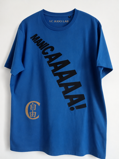 T-Shirt Streetwear "MANICA!!" – Vinile 3D | Frasi da Palazzetto