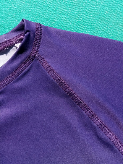 Maglia Tecnica Manica Lunga "REI" 礼 – Viola | Jiyū Line | Lycra® Compressiva | Edizione Limitata