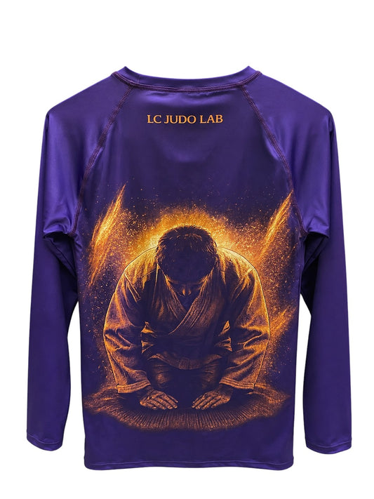 Maglia Tecnica Manica Lunga "REI" 礼 – Viola | Jiyū Line | Lycra® Compressiva | Edizione Limitata